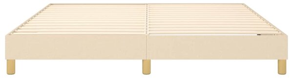 Rám postele s boxspringem krémový 160 x 200 cm textil 3120627
