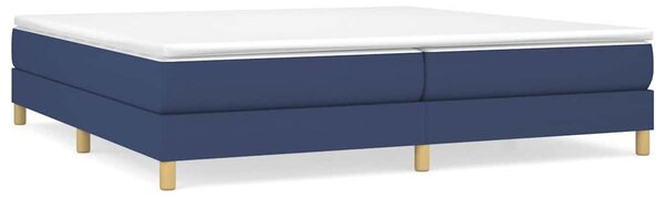 Rám postele s boxspringem modrý 200 x 200 cm textil 3120644