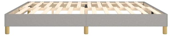 Rám postele s boxspringem světle šedý 200 x 200 cm textil 3120638