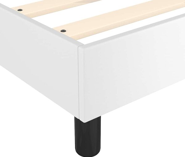 Rám postele s boxspringem bílá 200 x 200 cm umělá kůže 3121066