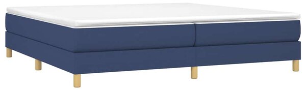 Rám postele s boxspringem modrý 200 x 200 cm textil 3120644