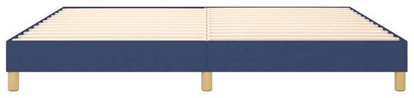 Rám postele s boxspringem modrý 200 x 200 cm textil 3120644