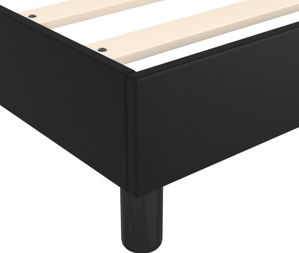 Rám postele s boxspringem černá 100 x 200 cm umělá kůže 3120682