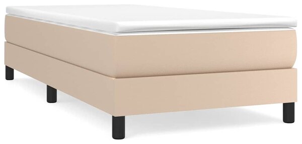 Rám postele s boxspringem cappuccino 100x200 cm umělá kůže 3120687