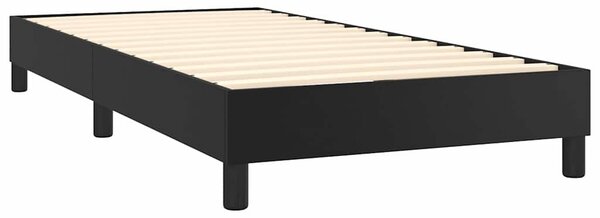 Rám postele s boxspringem černá 100 x 200 cm umělá kůže 3120682