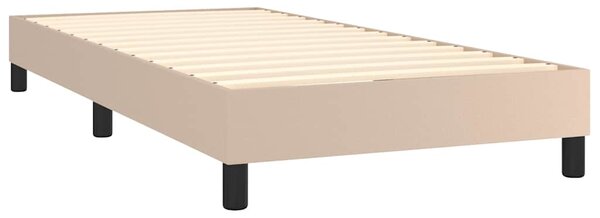 Rám postele s boxspringem cappuccino 100x200 cm umělá kůže 3120687
