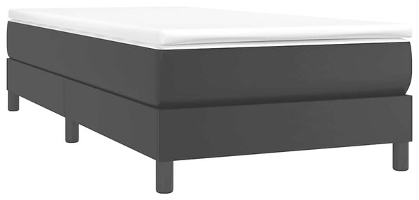 Rám postele s boxspringem černá 100 x 200 cm umělá kůže 3120682