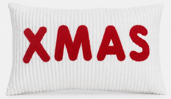 Sinsay - Vánoční dekorační polštář s výšivkou XMAS - vícebarevná