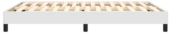 Rám postele s boxspringem bílá 140 x 200 cm umělá kůže 3120701