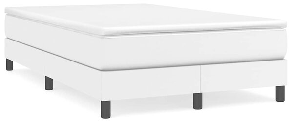 Rám postele s boxspringem bílý 120 x 200 cm umělá kůže 3120689