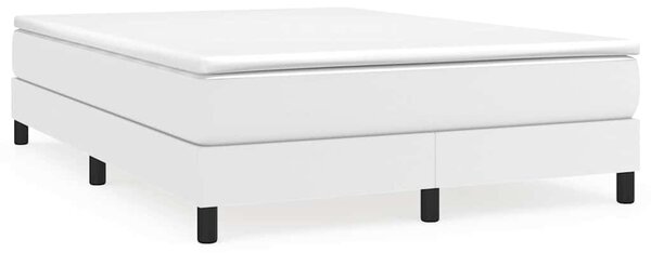 Rám postele s boxspringem bílá 140 x 200 cm umělá kůže 3120701