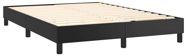 Rám postele s boxspringem černá 140 x 200 cm umělá kůže 3120700