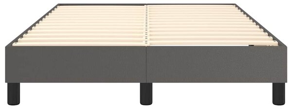 Rám postele s boxspringem šedý 120 x 200 cm umělá kůže 3120692