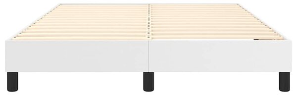 Rám postele s boxspringem bílá 140 x 200 cm umělá kůže 3120701