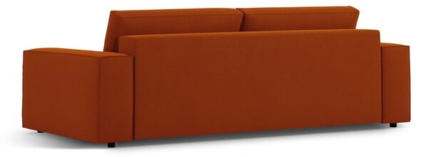 Rozkládací pohovka v cihlové barvě 247 cm Jodie – Micadoni Home