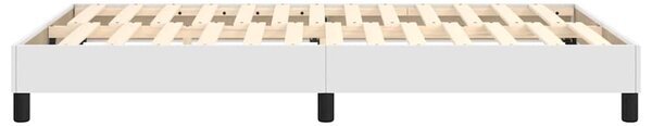 Rám postele s boxspringem bílý 120 x 200 cm umělá kůže 3120689