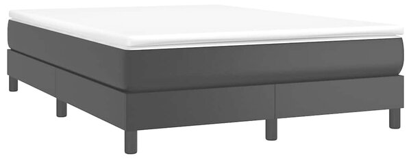 Rám postele s boxspringem černá 140 x 200 cm umělá kůže 3120700