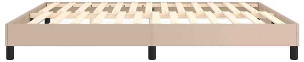 Rám postele s boxspringem cappuccino 160x200 cm umělá kůže 3120711