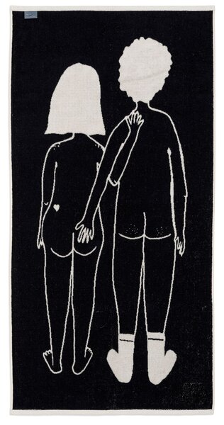 Bavlněná osuška Naked Couple 70 × 140 cm