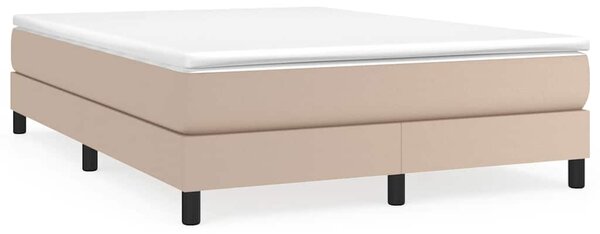 Rám postele s boxspringem cappuccino 140x190 cm umělá kůže 3120699