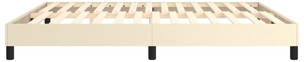 Rám postele s boxspringem krémový 180x200 cm umělá kůže 3120714