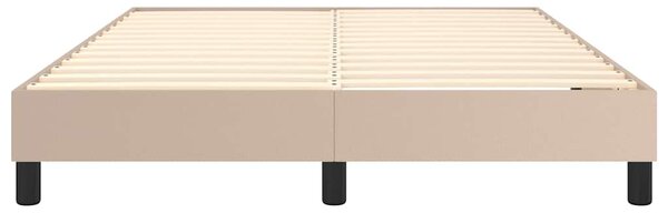 Rám postele s boxspringem cappuccino 140x190 cm umělá kůže 3120699