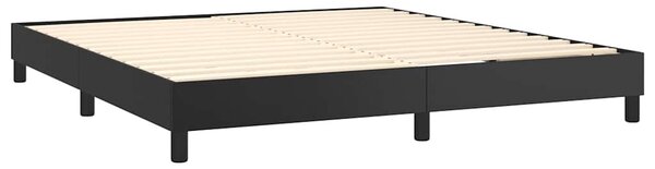 Rám postele s boxspringem černá 160 x 200 cm umělá kůže 3120706