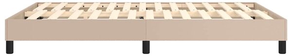Rám postele s boxspringem cappuccino 140x190 cm umělá kůže 3120699