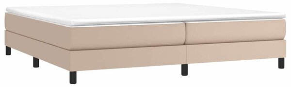 Rám postele s boxspringem cappuccino 200x200 cm umělá kůže 3120723