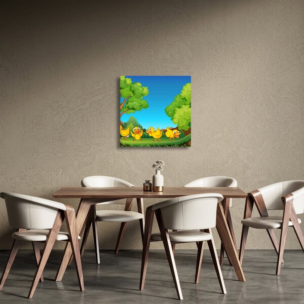 Obraz - Veselá káčátka (30x30 cm)