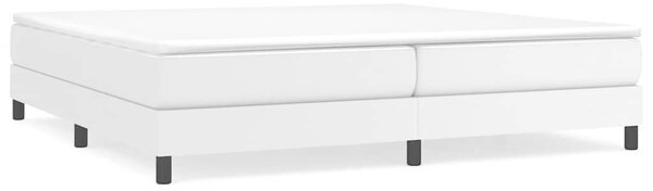 Rám postele s boxspringem bílá 200 x 200 cm umělá kůže 3120719