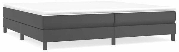 Rám postele s boxspringem černá 200 x 200 cm umělá kůže 3120718