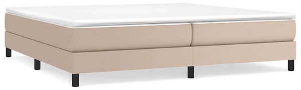 Rám postele s boxspringem cappuccino 200x200 cm umělá kůže 3120723
