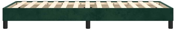 Rám postele s boxspringem tmavě zelená 80 x 200 cm samet 3120739