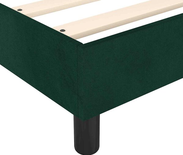 Rám postele s boxspringem tmavě zelená 80 x 200 cm samet 3120739
