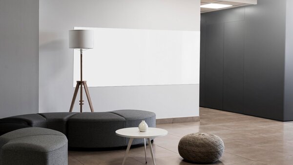 Magnetická tabule SLIMboard bezrámová smazatelná za sucha 300x120 cm, PME300x120