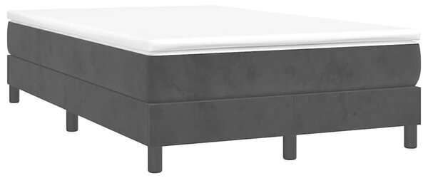 Box spring postel s matrací černá 120 x 190 cm samet 3269679
