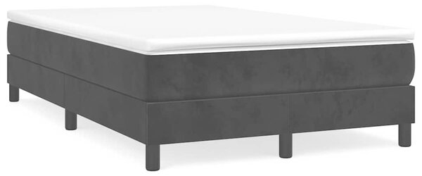 Box spring postel s matrací černá 120 x 190 cm samet 3269679