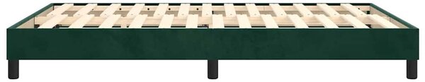 Rám postele s boxspringem tmavě zelená 140 x 200 cm samet 3120775