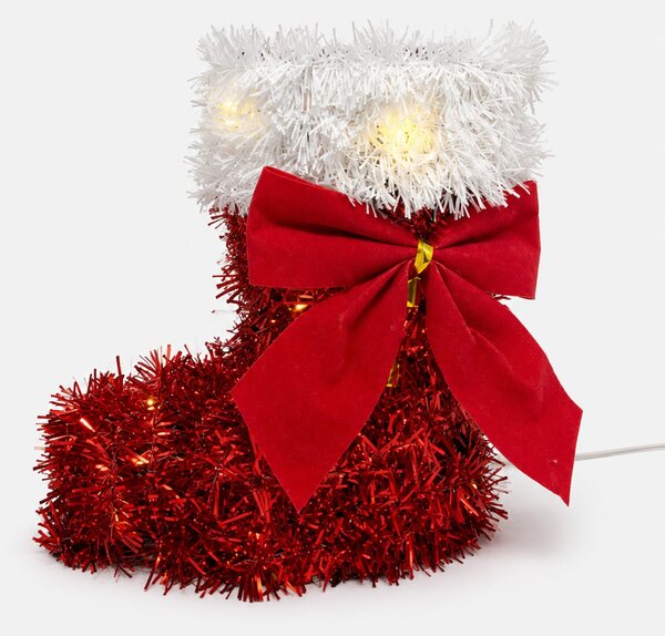 Sinsay - Vánoční LED dekorace ve tvaru boty Santa Clause - vícebarevná