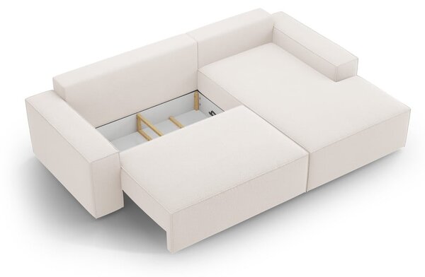 Béžová rozkládací rohová pohovka (pravý roh) Jodie – Micadoni Home