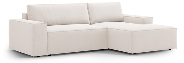 Béžová rozkládací rohová pohovka (pravý roh) Jodie – Micadoni Home