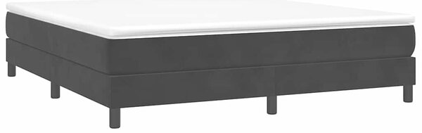 Rám postele s boxspringem černý 160 x 200 cm samet 3120780