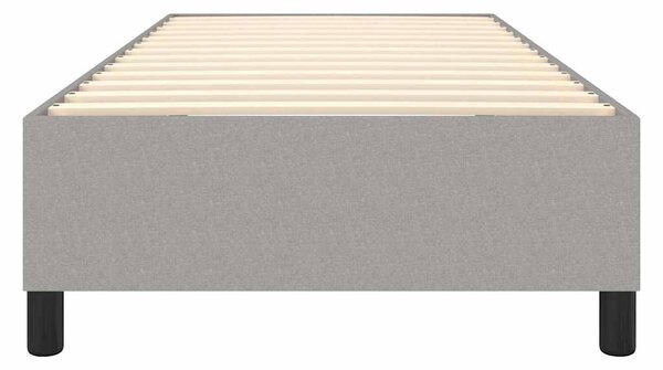 Rám postele s boxspringem světle šedá 80 x 200 cm textil 3120814
