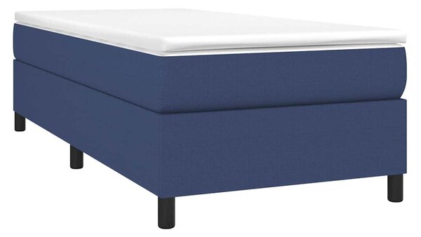 Rám postele s boxspringem modrá 90x190 cm textil 3120828