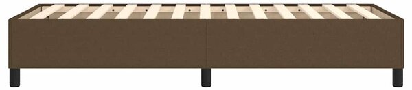 Rám postele s boxspringem tmavě hnědá 80 x 200 cm textil 3120817