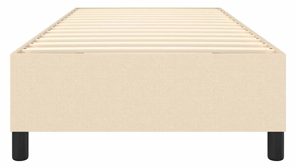 Rám postele s boxspringem krémově 80x200 cm textil 3120819