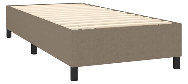 Box spring postel s matrací taupe 90x190 cm textil 3128169