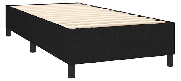 Box spring postel s matrací a LED černá 80 x 200 cm textil 3135071