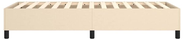 Rám postele s boxspringem krémově 80x200 cm textil 3120819